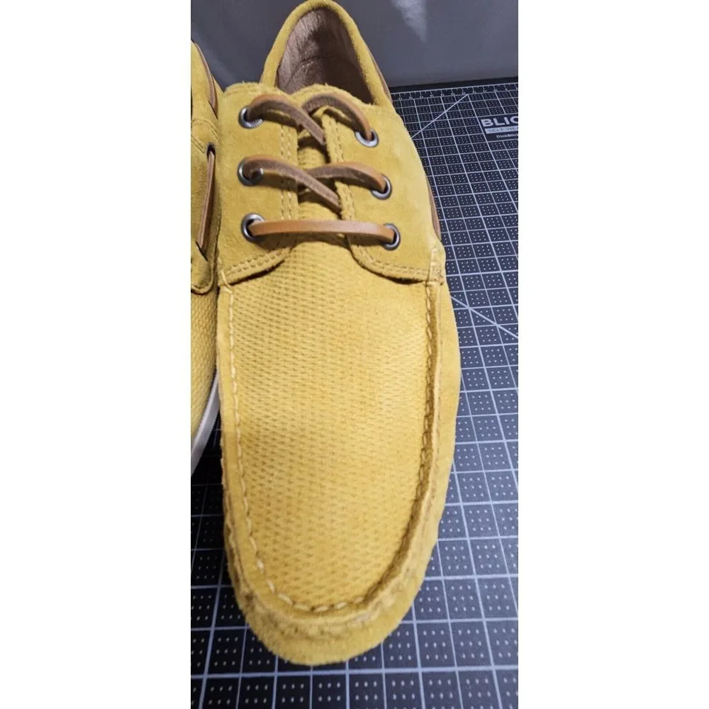 Frye Men's Briggs Boat Shoe leather lace , Honey,‎ 11 M US